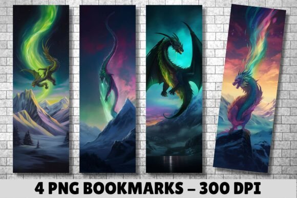 Aurora Borealis Mountain Dragon Bookmark Review