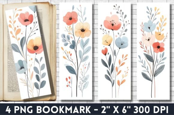 Beautiful Painted Flower Bookmark Review