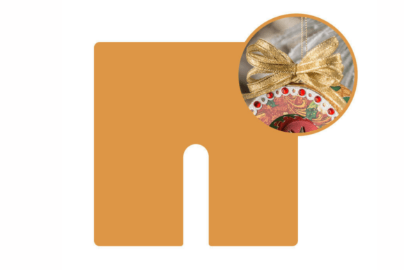 Bow Tool Template for 3D SVG Christmas Crafts