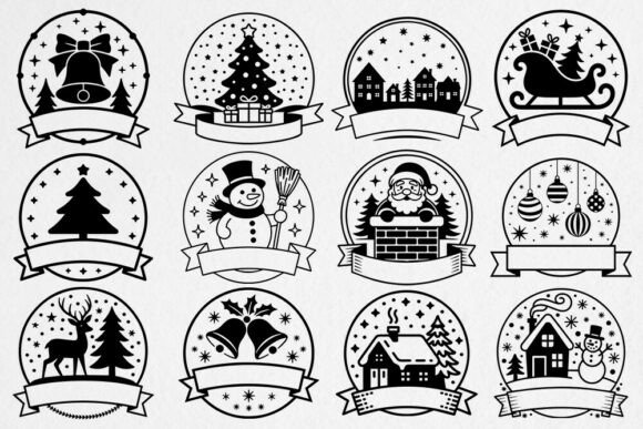 Christmas Family Name SVG Bundle: Graphics for Crafts