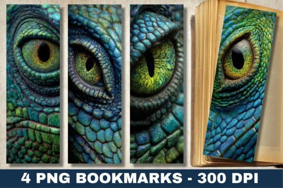 Colorful Dragon Reptile Print Bookmark Review