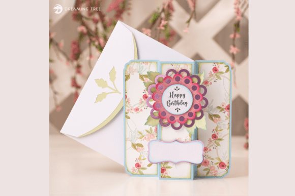 Floral Birthday Card SVG Review: A 3D SVG Greeting Cards Gem