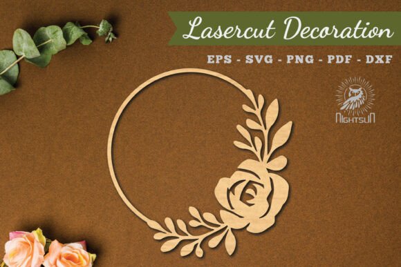 Floral Round Lasercut Decoration SVG 5 Review