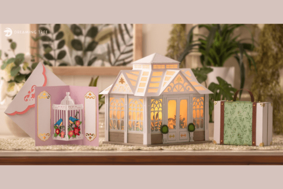 Garden Getaway SVG Bundle: 3D SVG Ornaments for Creative Projects