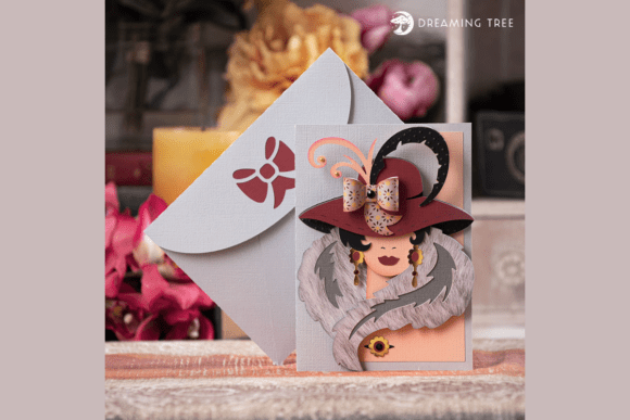 Juliet Greeting Card SVG for 3D SVG Pop-Up Cards