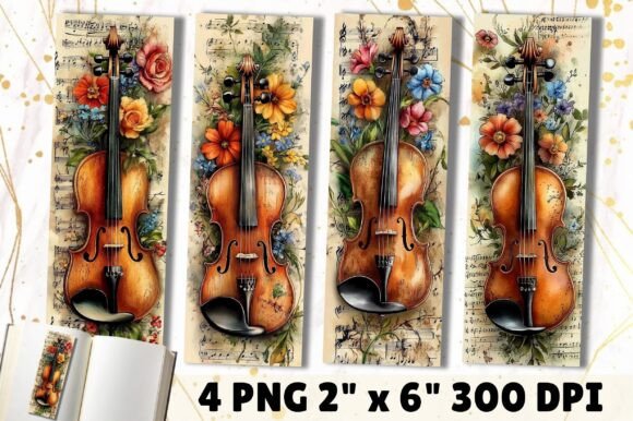 Music Bookmark Vintage Music Bookmark for Crafts and Graphics