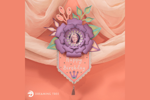 Princess Birthday Banner SVG: A 3D SVG Review for Birthdays