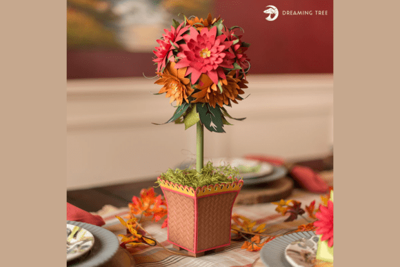 Thanksgiving Topiary SVG: A 3D Design Review for Brands
