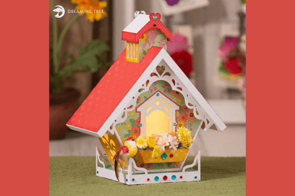 Twitter House SVG: 3D Houses for Modern 3D SVG